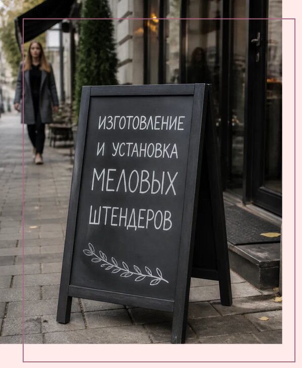 Меловые штендеры в Мценске по цене от 6583 р. | Аванза-Мцн